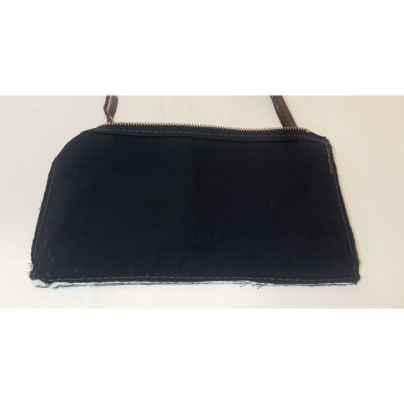 Wild Goose Clutch Hair on Hide Leather Wristlet Brown Small Zip Western Boho - Picture 11 of 13